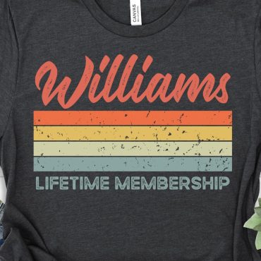 Personalized Family Name Shirt, Custom Last Name Tee, Family Reunion Shirt, Gift for Relatives, Matching Family Outfit, Lifetime Membership