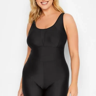 Curve Black Tummy Control Swim Unitard