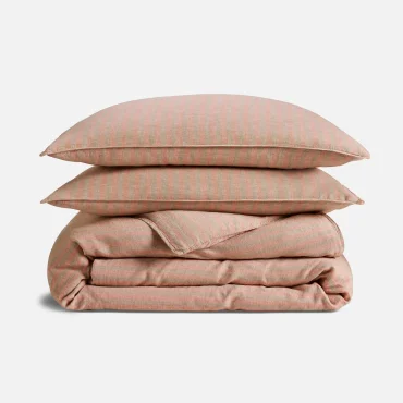 Caroline Z. Hurley Washed European Linen Duvet Set