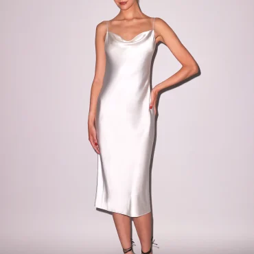 Cowl Neck Slip Dress