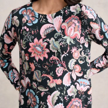 Printed Cotton Jumper - Tapestry Print